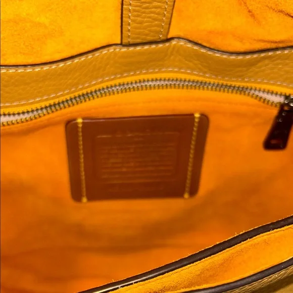 Coach 1941 Whipstitch Saddlebag Fringe Braided Pebbled Leather